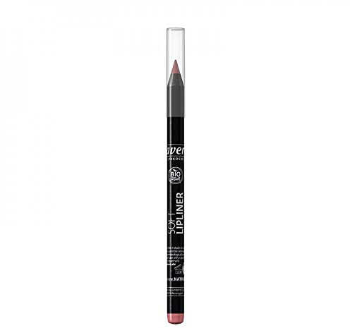 lavera Soft Lipliner -Rose 01- Glatte, cremige und langanhaltende Formel Naturkosmetik Make-up Bio-Pflanzenzutaten 100% natürliches Make-up (1,4 g)