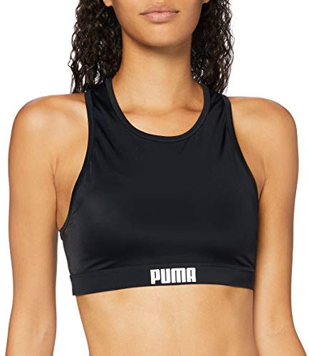 PUMA Damen High Nck T Badebekleidung, Schwarz, XS EU