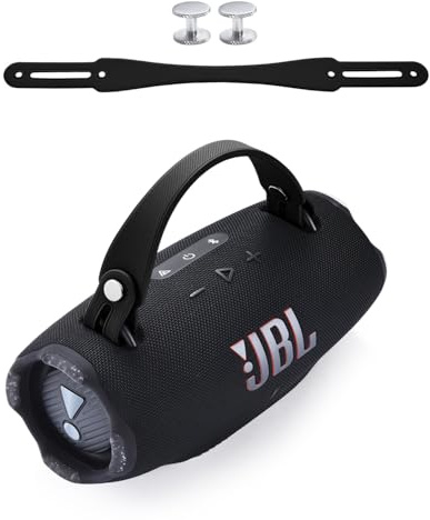 Hzycwgone Bärrem för JBL Xtreme 5/Xtreme 4/Xtreme 3/Xtreme 2 Large Portable Speaker with Bluetooth,för JBL Xtreme 5/4/3/2 Silikon Avtagbar Högtalarhandtagsrem Tillbehör(Svart) | Handtag i silikon för JBL Xtreme 5/4/3/2 bärbar högtalare, avtagbara tillbehör, bära resor utomhus, svart