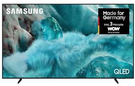 Samsung QLED Q7F2 Téléviseur 4K 75, UHD, processeur Q4 AI, Points Quantum pour Couleurs réelles, Conversion ascendante 4K, sécurité Knox, hub de Jeu, Contenu Gratuit, Samsung Vision, AI