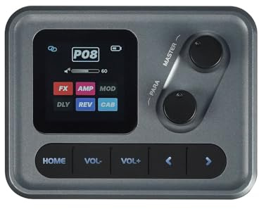 Guitar Bass Multi Effects Device ABS Construction High Clear Sound Amplifier Modeling Simple Controls For Live Guitar Bass Effects Processor