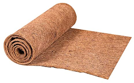 KAHDGSS Alfombra De Reptiles Revestimientos Estera Fibra para Mascotas Tanques Terrario Sustratos Colchón Almohadilla Cama para Tortugas Tanques Alfombras Marrones Largos