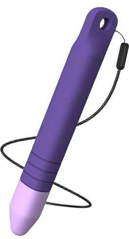 Silikon pekskärmspenna, verktyg med hög känslighet med snodd, rittillbehör, surfplattor, datorer, skärmar, inlärning, utbildning, spel, konst