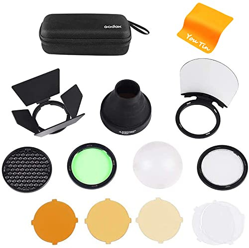Godox AK-R1 AD200 Testa Rotonda Accessori Kit Porta Magnetica per Godox H200R Separazione Estensione Testa AD200 Pocket Flash