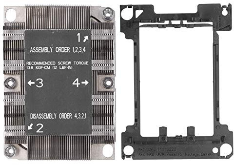 LGA 36470 1U X11 Computer CPU Kühler, 1U Passiver CPU Kühlkörper für Purley Platform, Zur Kühlung der Zentraleinheit oder des Grafikprozessors.