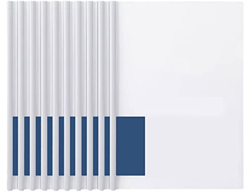 A4 Sliding Bar Binder,Schnellhefter A4 Pappe,Bewerbungsmappe,Klemmbinder,Dokumenten Ordner,Schnellhefter,Klemmmappe,für Zuhause Schule Büro Dokumente Classification Weiß 10 Stück 31x21x1.5cm Tokaneit