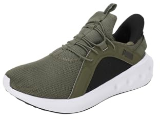 Puma Unisex Adults SOFTRIDE Carson Ease IN Road Running Shoe, Puma Olive-Puma Black-Puma White, 40.5 EU