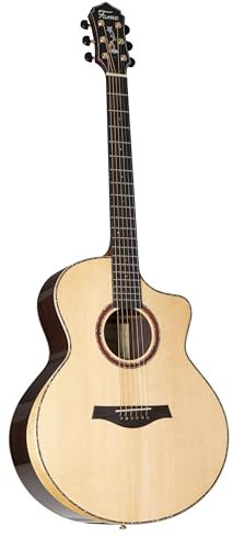 Westerngitarre Fame Rosewood Standard, Grand Auditorium, Cutaway, Fichte Massive Decke, Palisander Boden und Zargen, Mahagoni Hals, Walnuss Griffbrett, Sonitone Tonabnehmer, Natural Finish