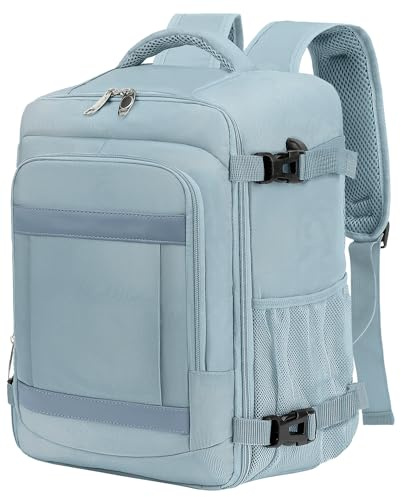 KLOSTAIN for Easyjet Cabin Bag 45x36x20 Travel Backpack Hand Luggage Carry-ons Bag Laptop Backpack Ruscksack for Airplanes Flight New Easyjet Underseat Cabin Bags Fit 14 Laptop Solid Color