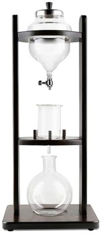 ExoticaBlend Cold Drip Kaffeemaschine, Eiskaffee, Kaltbrühturm, 1250 ml, mit verstellbarem Tropfer, langsames Tropfen, Eiskaffeemaschine für Zuhause, Kaffeeliebhaber, Einweihungsgeschenk