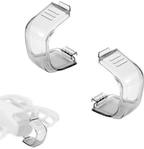 2pz Copriobiettivo per Drone per DJI NEO, Copriobiettivo Trasparente Nero Copriobiettivo Antigraffio Copriobiettivo Protettivo Antipolvere Compatibile con DJI NEO