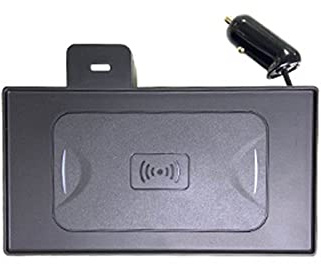Pexorin 10W bil QI trådlös laddare, for, X5 F15 X6 F16 Kabellös laddning inbyggd tändare uttag Adapter telefon 11 Laddplatta för bil(For X5 F15)