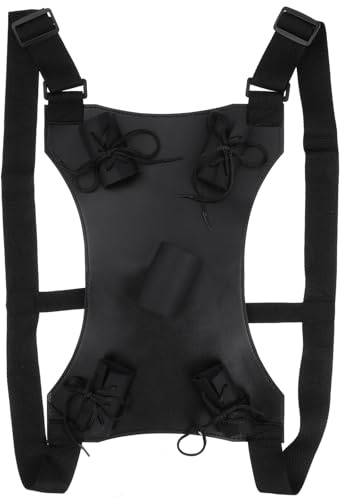 Mipcase Correa Unisex Diseño Multifuncional Resistente de Cuero Doble Hombro para Espada para Cosplay y Presentaciones en Escenario