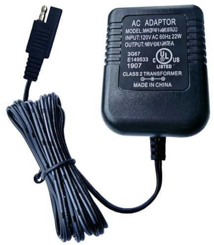 PowerHOOD 12V AC DC Adapter Compatible with Deltran Ten-der & Jr Junior Maintainer 021-0123 0210123 fit Motorcycle ATVs and More Smart 12 Volt 750mA Power Supply Cord Cable PS Charger Mains PSU