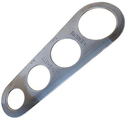 Beito 4 Fori in Acciaio Inox Facile Pasta Misura Spaghetti Misuratore Utensili da Cucina Gadget Cucina Strumento di misurazione