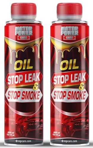 MotorPower Care Oil Seal & Smoke Stop Engine Oil Additive for Ford, Lexus, BMW, Mercedes, Audi, VW & More