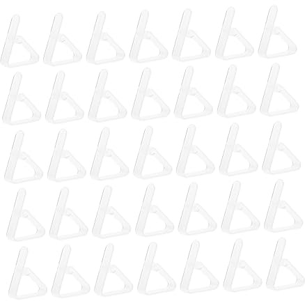 LIFKOME 50piezas Clip De Fijación Antideslizante Pinzas para Mantel Transparentes Fijador De Plástico para Mantel Unidades para Fiestas Mesa