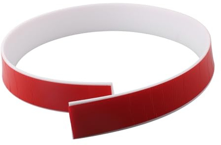 Homeponnew Bande de seuil en silicone pour robot balayeur, 5 cm de largeur, 1,8 cm de hauteur, 1 m de longueur, rampe flexible pour les transitions de sol, barrière d'eau pour salle de bain