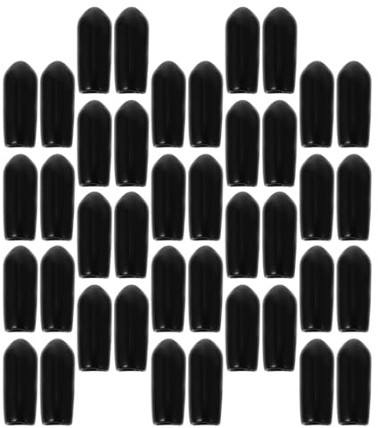 FOYTOKI Embouts en Caoutchouc pour Serrage-têtes Diy, 100 Pièces, Taille 4.5 Grosse, 3 Mm D’épaisseur, Accessoires de Protection pour Bandeaux Fins, Manchons Souples pour Soins