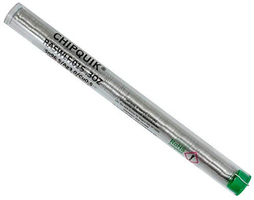 LF Pack de poche pour fil à souder 96.5/3/0,5 étain/argent/cuivre RA .015 8,5g