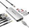 EZQuest USB-C Hub Docking Station 10 in 1 with 4K HDMI 60Hz, 1 GBS Ethernet, 2 USB C Gen 2 10Gbs, 1 PD 3.0, 2 USB-A 3.0, Audio Ports, SD/Micro SD, Compatible with USB Type C/Thunderbolt Computers