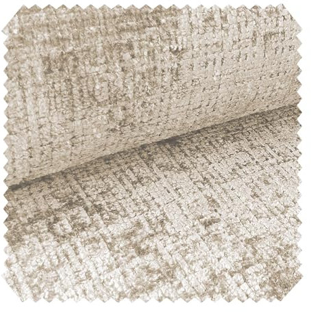 novely® CRETA Chenille-Stoff Polsterstoff Möbelstoff Bezugsstoff | Meterware | 1 lfm Farbe: 02 Creme