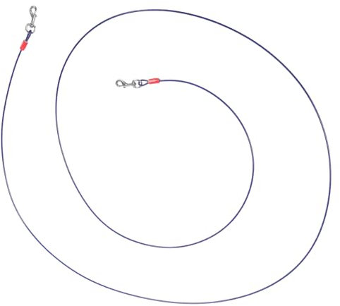 GREENADSCAPE Camping Hundeleine Aus Stahlseil Mit Doppelhaken Robuste Und Verschleißfeste Leine Für Outdoor-aktivitäten Geeignet Für Große Und Mittlere Hunde Zum Camping Und Reisen