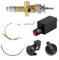 HEBEOT Gas Terrasse Heizung Steuerventil Thermoelement Sensor Kippschalter Knopf Propan Feuerkontrolle Pilotport Set für Terrasse Gasheizung