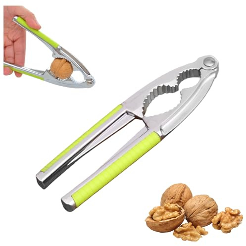 Nussknacker Walnüsse,Nußknacker Walnussknacker Walnuss Haselnüsse Nutcracker Haselnussknacker Multifunktionaler Cracker Hochwertiger Haselnuss Nuss Metall Nüsse Knacker Walnussöffner für Walnut Hasel