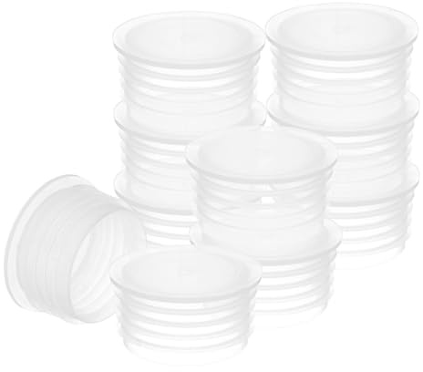 BESPORTBLE Lot de 10 Bouchons Ronds Transparents Étanches pour Bacs à Plantes de Balcon Accessoires de Plantation de Légumes Bouchons de Rechange pour Jardinières et Pots de Jardin