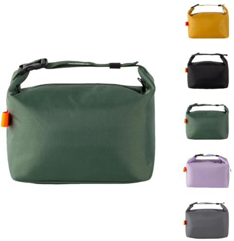 YUDANSI Borsa termica isolata con pellicola spessa, a prova di perdite, per lavoro, scuola e picnic, spaziosa borsa termica con tracolla regolabile per uomini