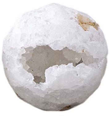 KCDFDVJFBM White Agate Crystal Cluster Cave Ball Ornaments Gemstone Home Decoration,500~560g