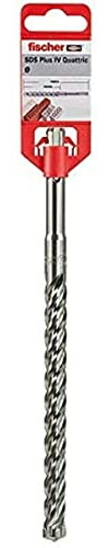 Fischer Quattric II 10/390/455 Punta SDS Plus a quattro taglienti per trapano e martelli perforatori, 549930