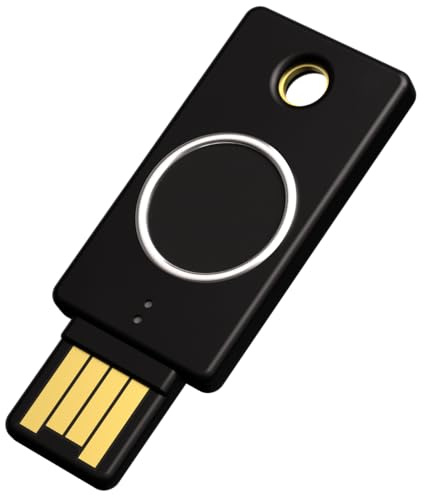YUBICO YubiKey Bio FIDO Edition USB-Sicherheitsschlüssel Schwarz