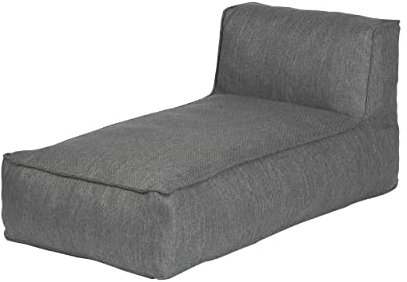 Blomus Outdoor Chaiselongue -Grow- Farbe Coal Lounge Möbel Sitzgruppe Sofa Wasserfest (62073)