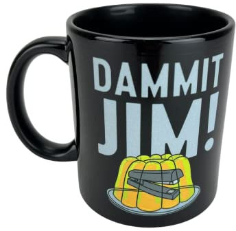 Pyramid International The Office Mug (Dammit Jim Design) in Presentation Gift Box - Official Merchandise, Black