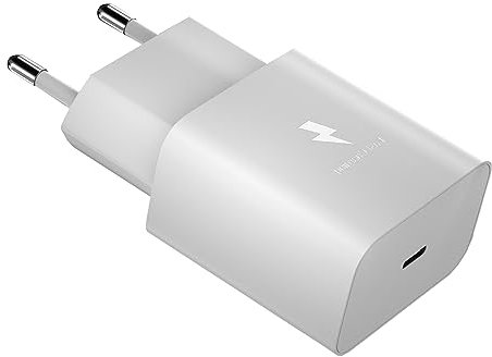 USB-C Ladegerät Stecker, AFC Schnellladegerät Netzteil kompatibel mit Samsung Galaxy A13,A52,A52S,A53,S21,S20 FE,S10,S9,S8 Plus,S7,S6 Edge,S5,S4,Z Flip3,Z Fold3, und andere Smartphones-Weiß