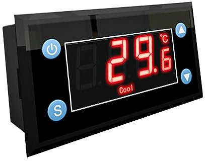 FOMIYES Flammenbeständiger Thermostat Temperaturregler Für Gewächshaus Und Aquarium Temperaturcontroller Für Fischbecken Präzise Temperatureinstellung