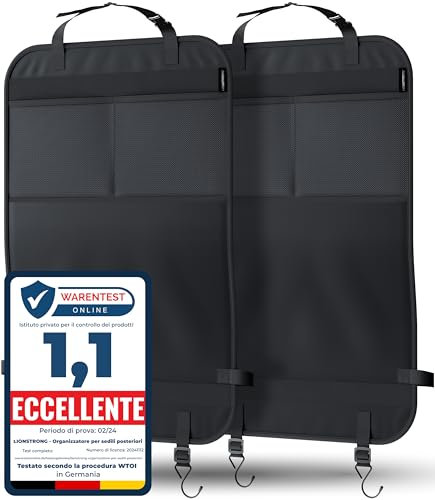 Organisateur de voiture - protecteurs de siège de voiture - kick mats - pour siège auto - basique - 2 pièces