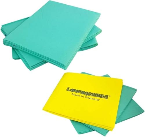 FS shop Panno lampoasciuga, Set 6 pz, assorbe enormi quantità di Acqua, Pulizia dei Pavimenti vetri specchi Auto Moto Made in Germany