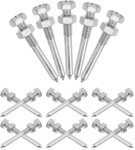 HIAKDOFT 20 Unidades Clavos para Zapatos Aireador Césped Púas Metálicas Resistentes para Suelos Irregulares Accesorio Duradero para Zapatos Aireador Antideslizante para Céspedes Variados