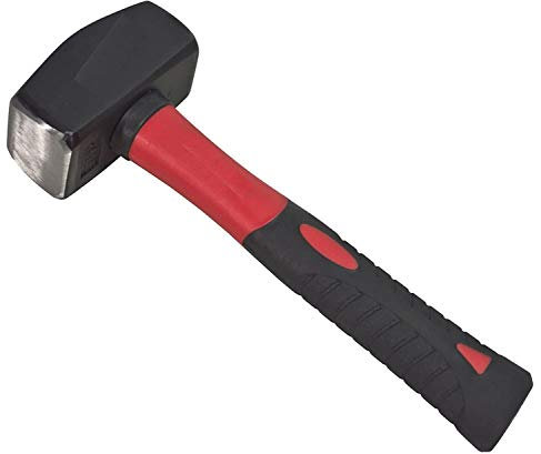 1000Gram 1kg Fäustel Stahl Kopf mit Glasfaser-Stiel mit gummi grip Daser