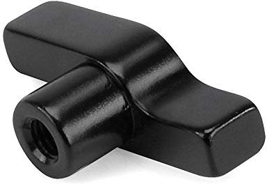 Tuercas de mariposa negro M8 Rosca