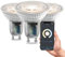 CALEX Smart LED Spot, GU10, PAR16, kalt- bis warmweißes Licht, dimmbar, WLAN App- & Sprachsteuerung, 3er Pack