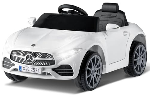 Karl home 12V Licensed Mercedes Benz CLS Electric Ride on Car, White