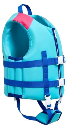 Chaleco Salvador Infantil Chaqueta Flotante Con Correa Ajustable De Seguridad | Chalecos salvavidas para ejercicios y clases de natación durante el verano en el agua y en la piscina para niñas y niños