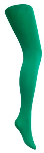 MYSASI Collant Opachi da 40 Denari per Bambine – Età 6–14 – Collant Colorati per Bambini – Morbidi, Elastici e Durevoli – Ideali per Uniformi, Casual, Feste e Abbigliamento da Ballo, Verde smeraldo