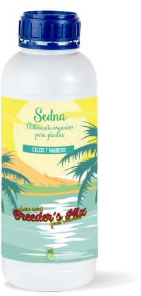 Breeder's Mix | Sedna | Fertilizzante Organico | Complemento per piante a base di Alghe | Biostimolante Liquido | | di calcio e magnesio Qualsiasi tipo di coltura | 1 Litro