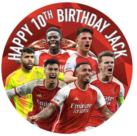 Football Edible Cake Topper 7.5 inches (Icing Sheet)