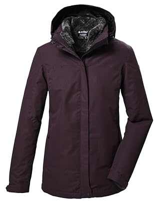 Killtec Kow 303 Wmn Jckt Veste fonctionnelle/outdoor 3 en 1 avec capuche amovible et veste polaire encastrable Femme